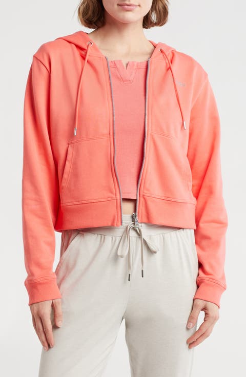 Mini Stud Logo Zip Hoodie