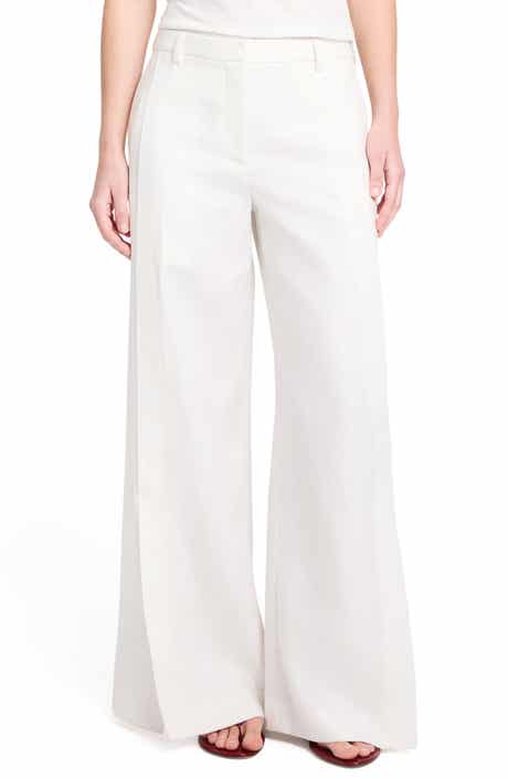 Taite Linen Wide Leg Pants