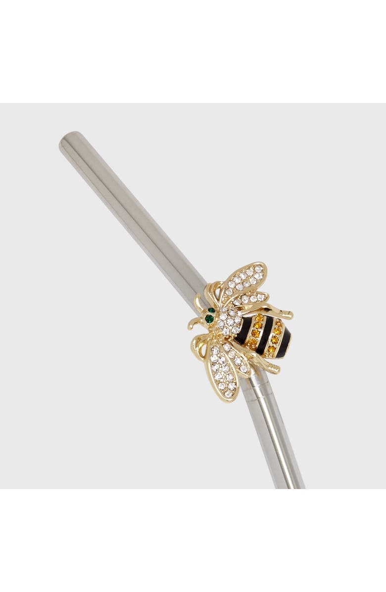 Joanna Buchanan Metal straws, set of four, Alternate, color, Silver