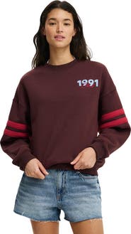 Cotton On Women's Graphic Crew Sweatshirt