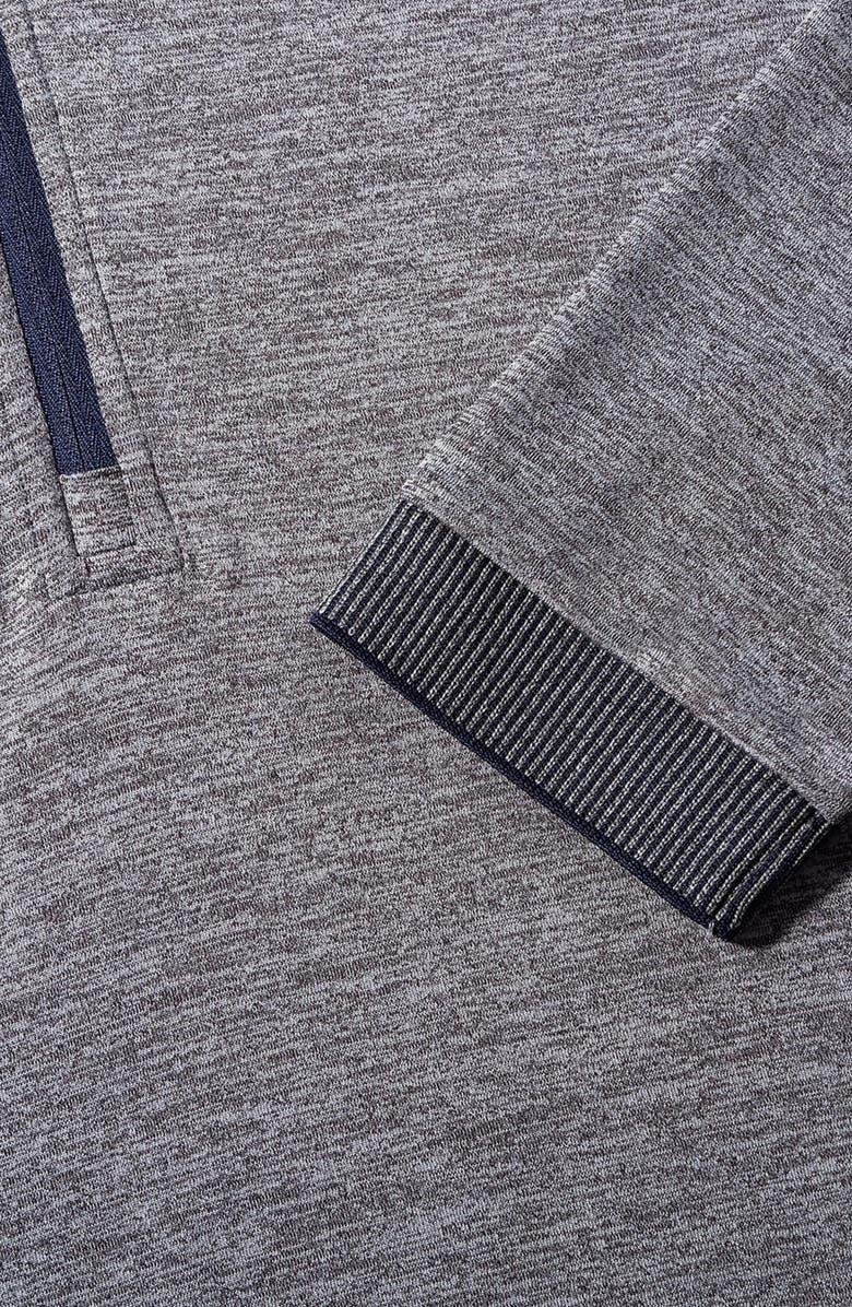 Bugatchi Stretch Quarter Zip Pullover, Alternate, color, 