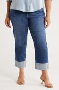 Democracy Reverse Cuff Boyfriend Jeans