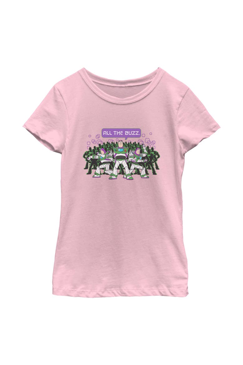 Girls' All The Buzz Clones T-Shirt, Main, color, Light Pink