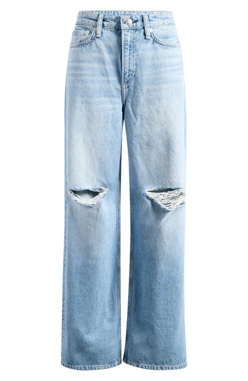 Rag & Bone Logan Mid-rise Wide-leg Jeans In Ludlow