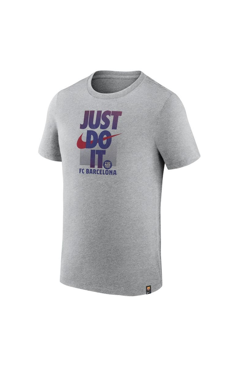Nike Men's Nike Gray Barcelona Just Do It T-Shirt, Alternate, color, Gray