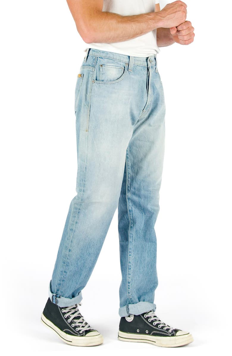 Fidelity Denim 808 Relaxed Straight Leg Jeans, Alternate, color, Phoenix