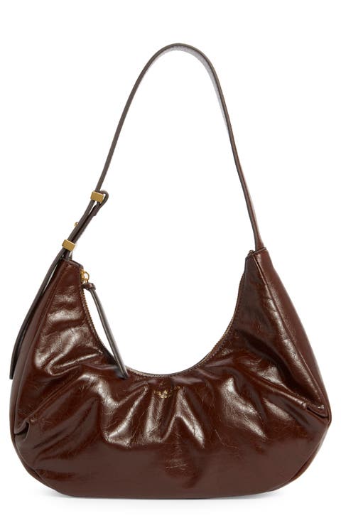 Hudson Leather Hobo Bag