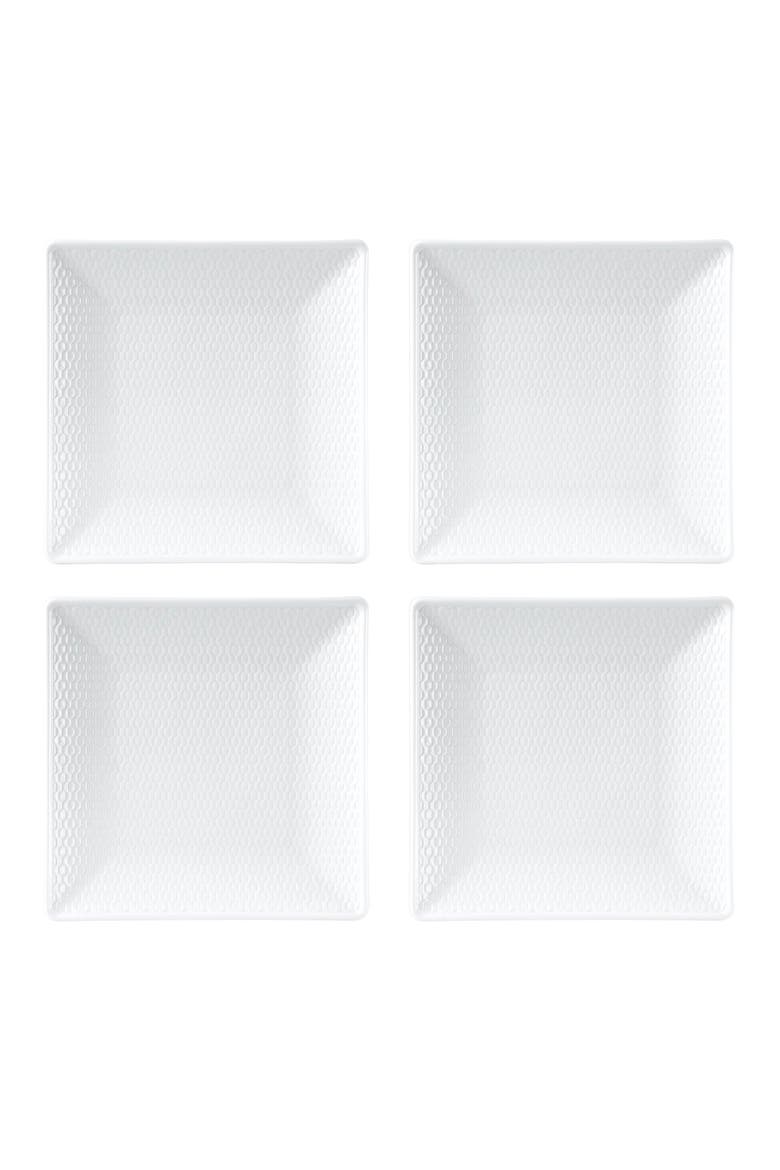 Gio Set of 4 Mini Plates, Main, color, WHITE