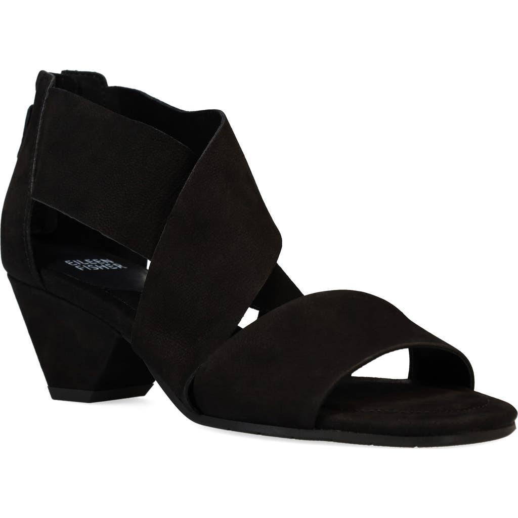 Eileen Fisher Junie Sandal In Black