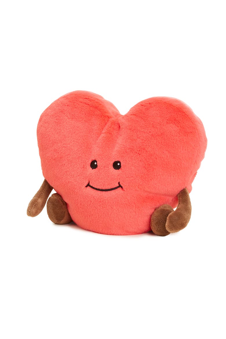 Heart Plush Toy, Main, color, Bright Red