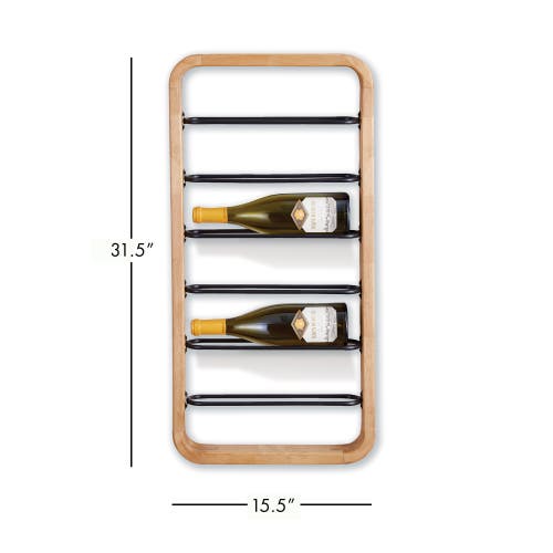 Napa Home & Garden Hoxton 6-bottle Wine Rack In Brown