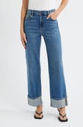 HIDDEN JEANS Cuffed High Waist Dad Jeans