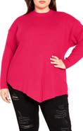 City Chic Bonnie Asymmetric Sweater