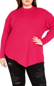 City Chic Bonnie Asymmetric Sweater