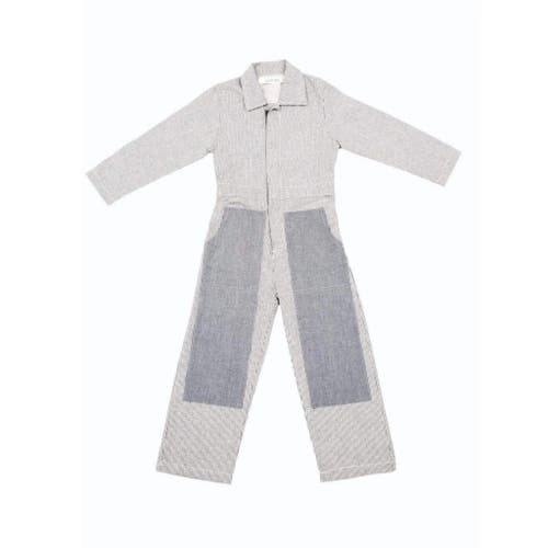 Jackalo Kids' Mac Coverall in Engineer's Stripe  product