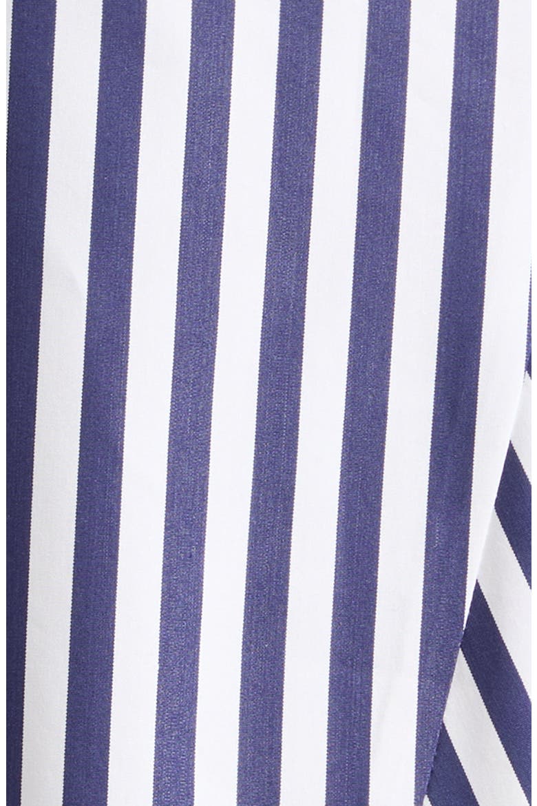 Stripe T-Shirt Overlay Shirtdress, Alternate, color, NAVY STRIPE