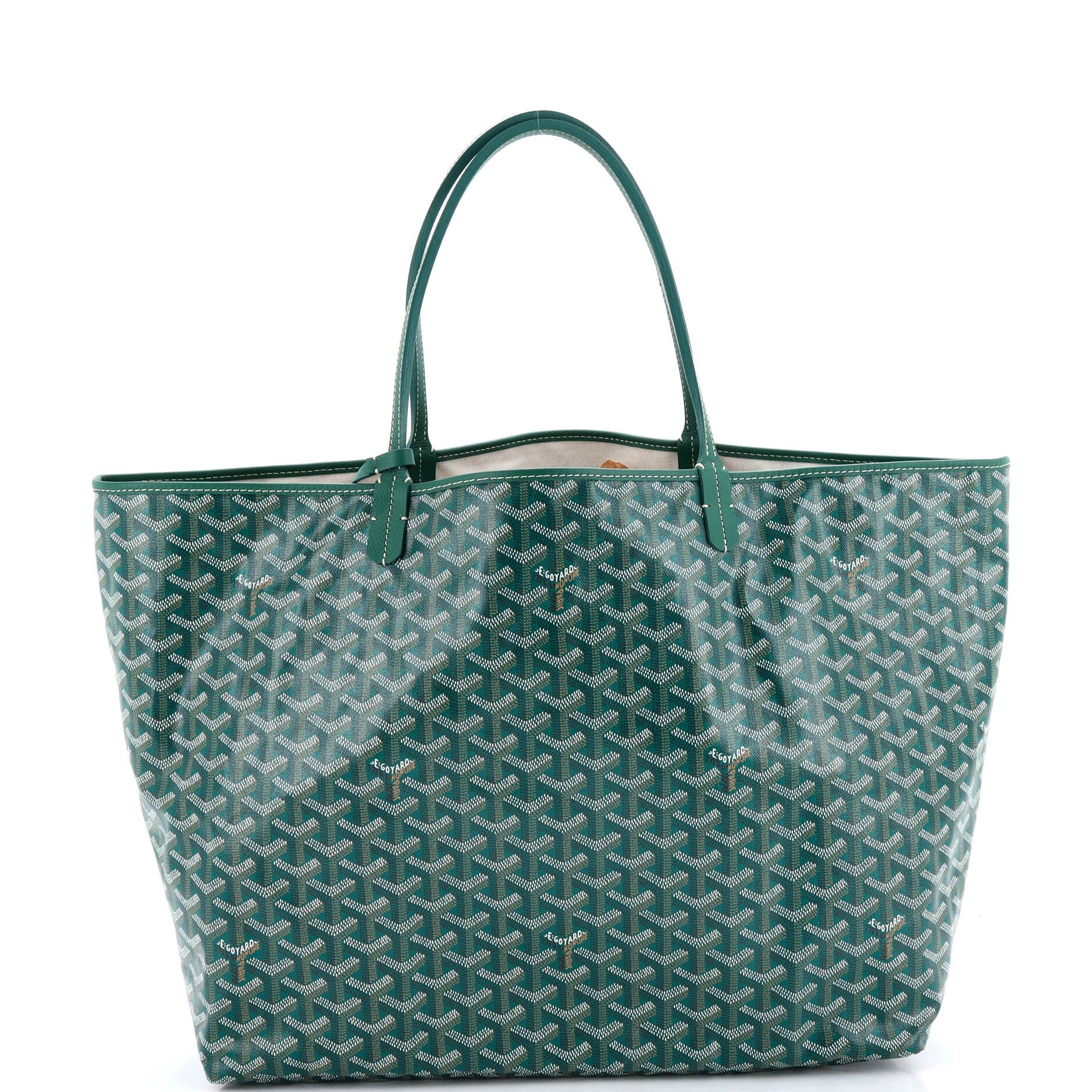 Pre-Owned Goyard Saint Louis Tote Coated Canvas GM, Alternate, color, Green