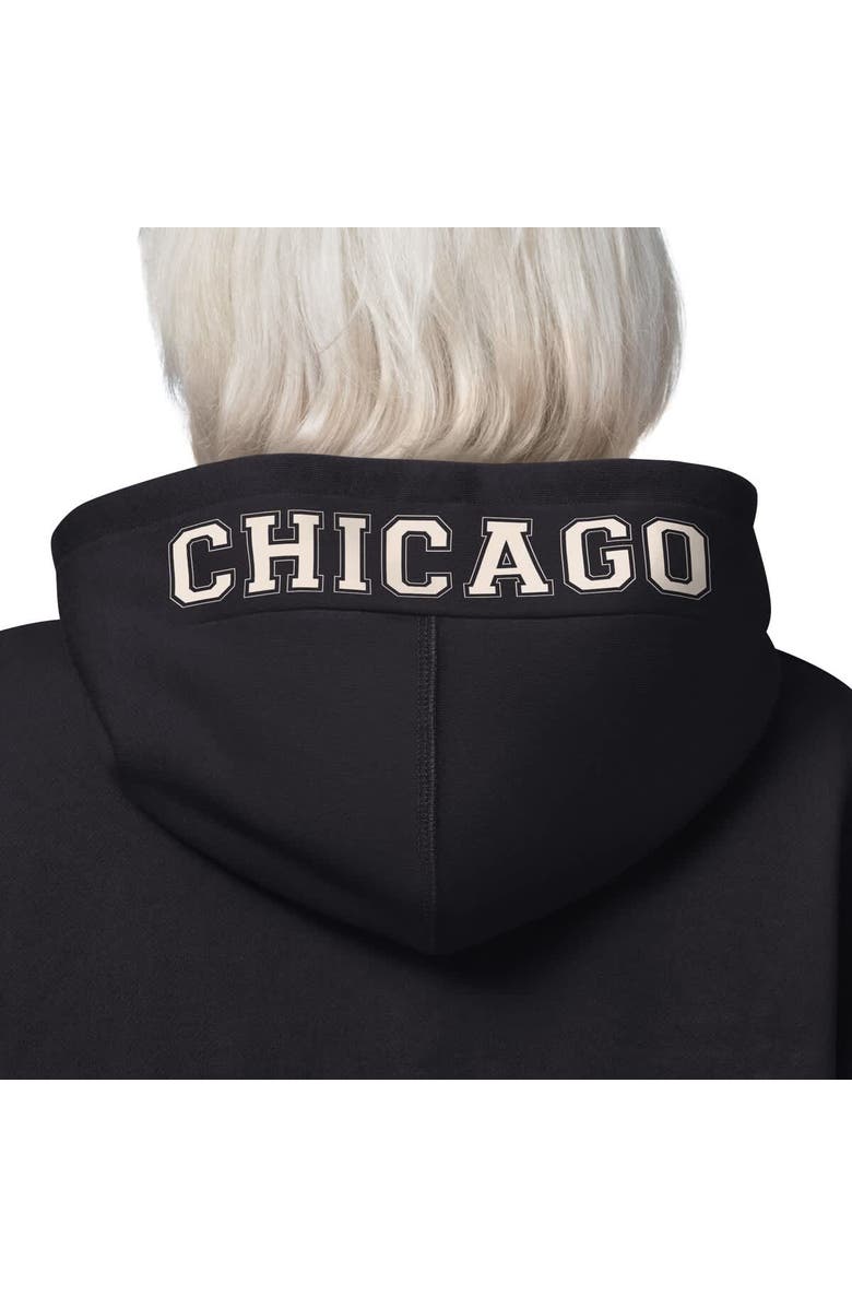 STARTER Women's Starter  Black Chicago Bears 4th Down Full-Zip Hoodie, Alternate, color, 