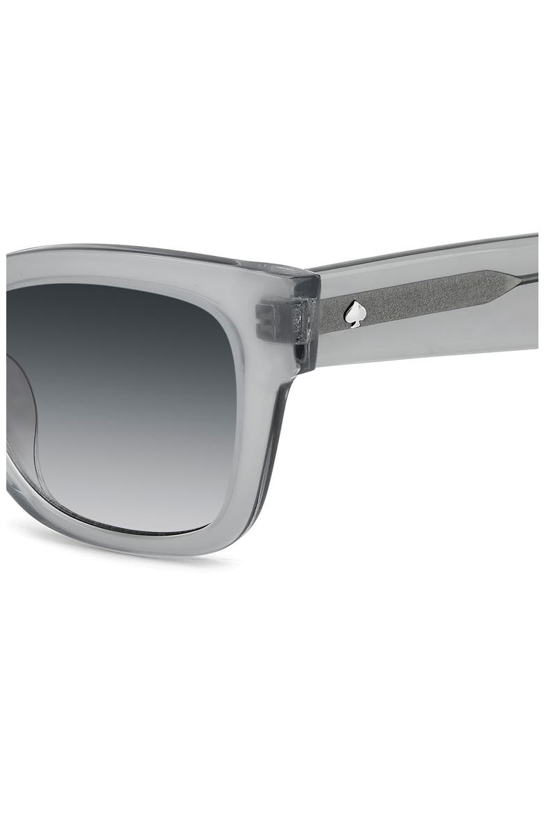 aimee 50mm gradient cat eye sunglasses, Alternate, color, GREY/ DARK GREY SF