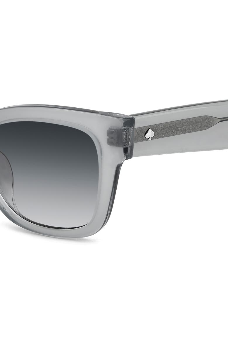 Kate Spade New York aimee 50mm gradient cat eye sunglasses, Alternate, color, Grey/ Dark Grey Sf
