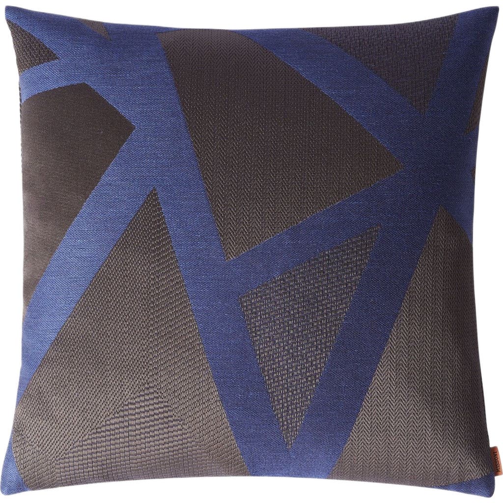 Missoni Home Nastri Relief Cushion 40x40 Cm In Blue