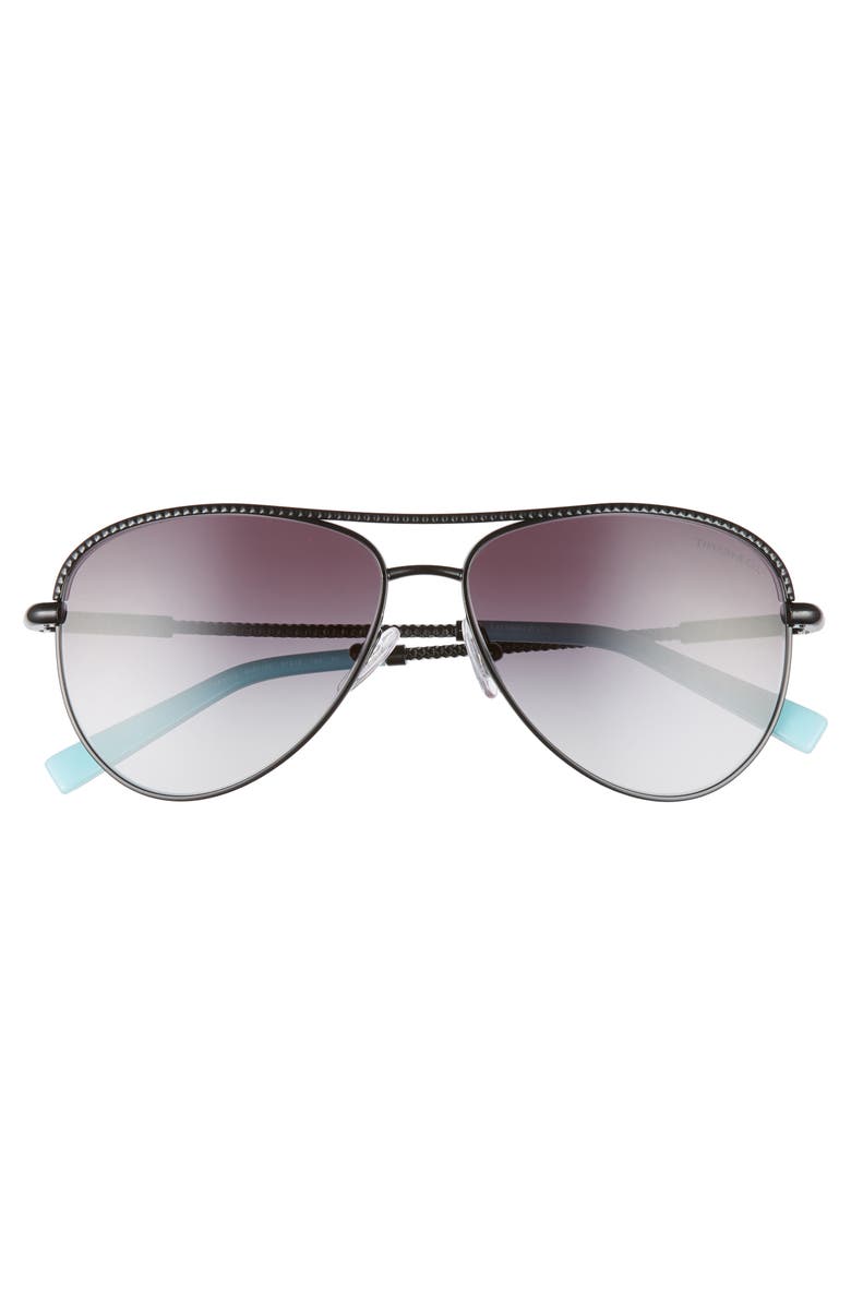 Tiffany & Co. Tiffany & Co 57mm Aviator Sunglasses, Alternate, color,