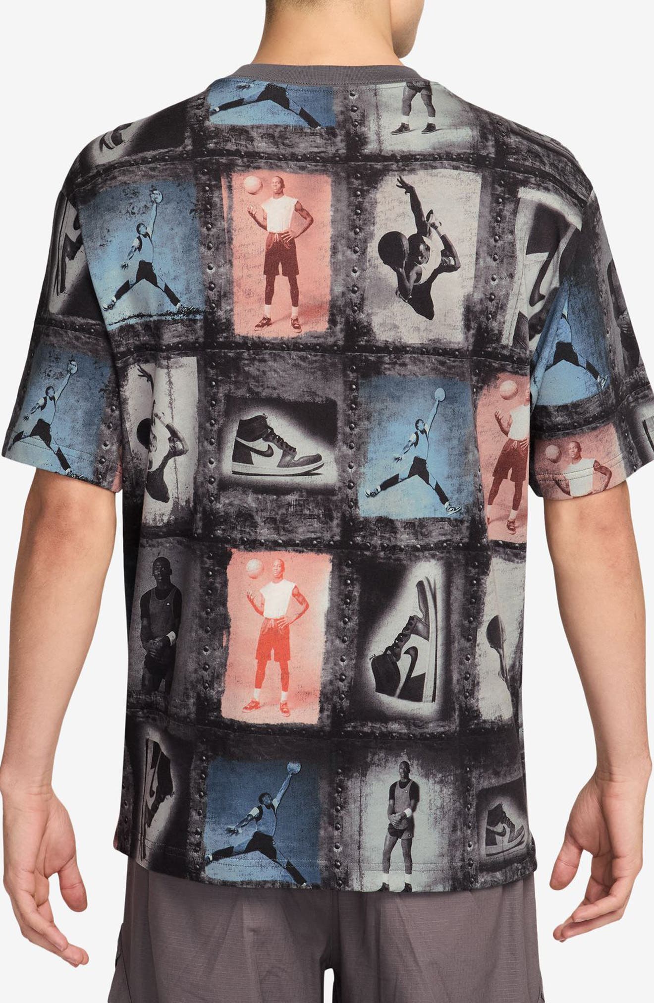 Flight Club Allover MJ Print Cotton T-Shirt - image 2