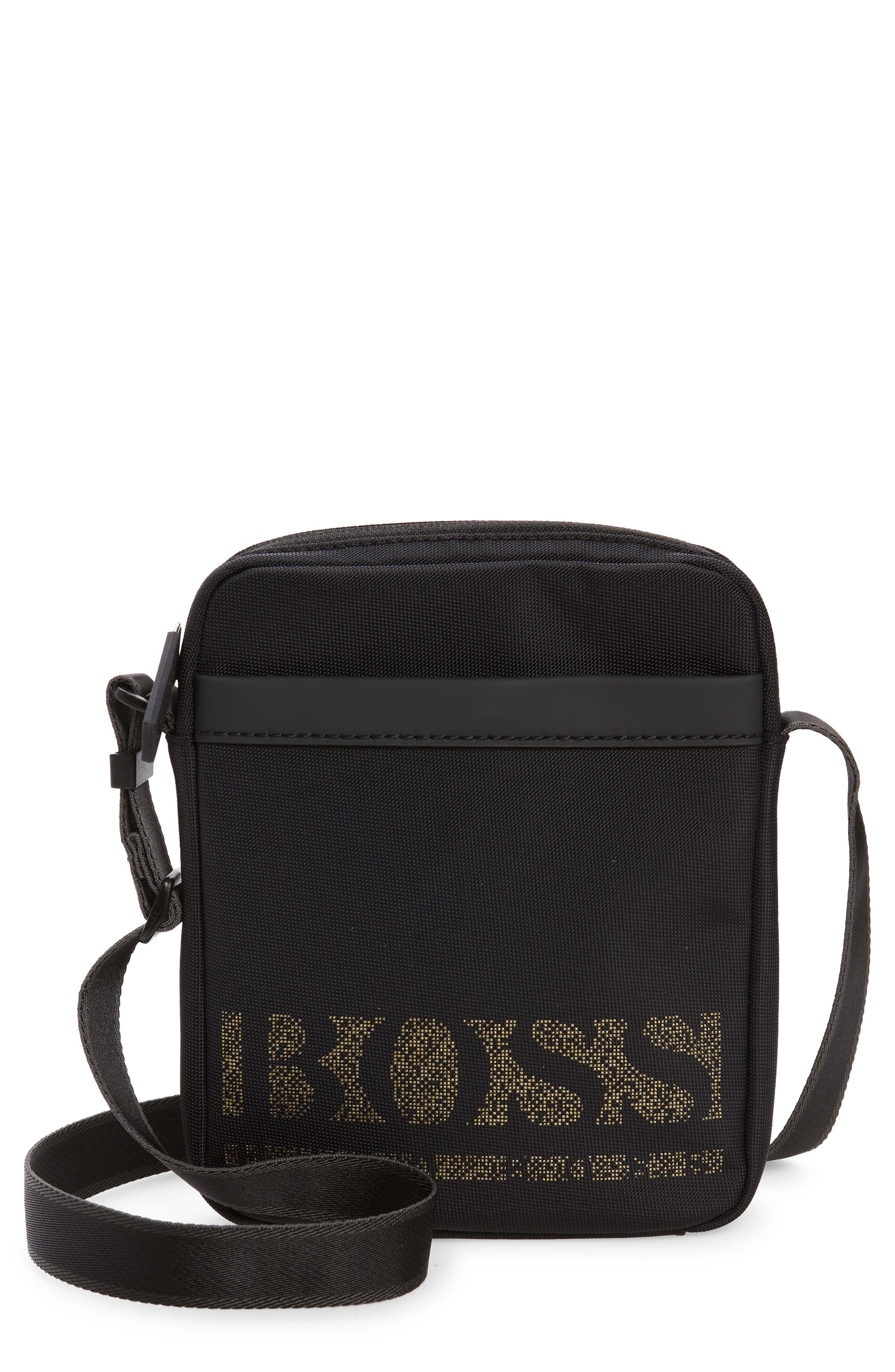 BOSS Magnified Recycled Nylon Belt Bag, Main, color, 