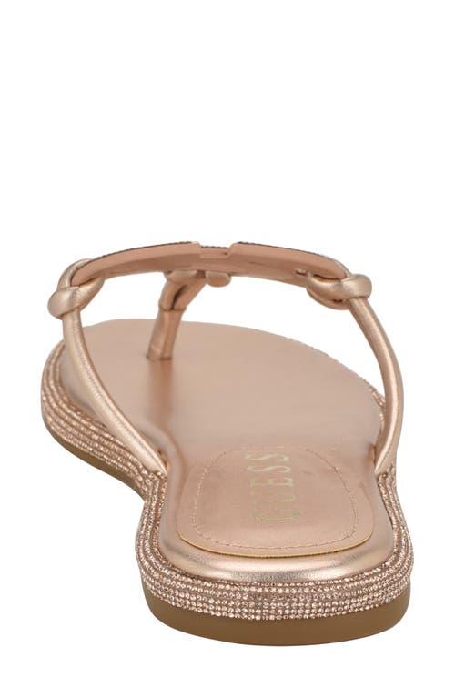 Guess Saima Sandal In Light Pink
