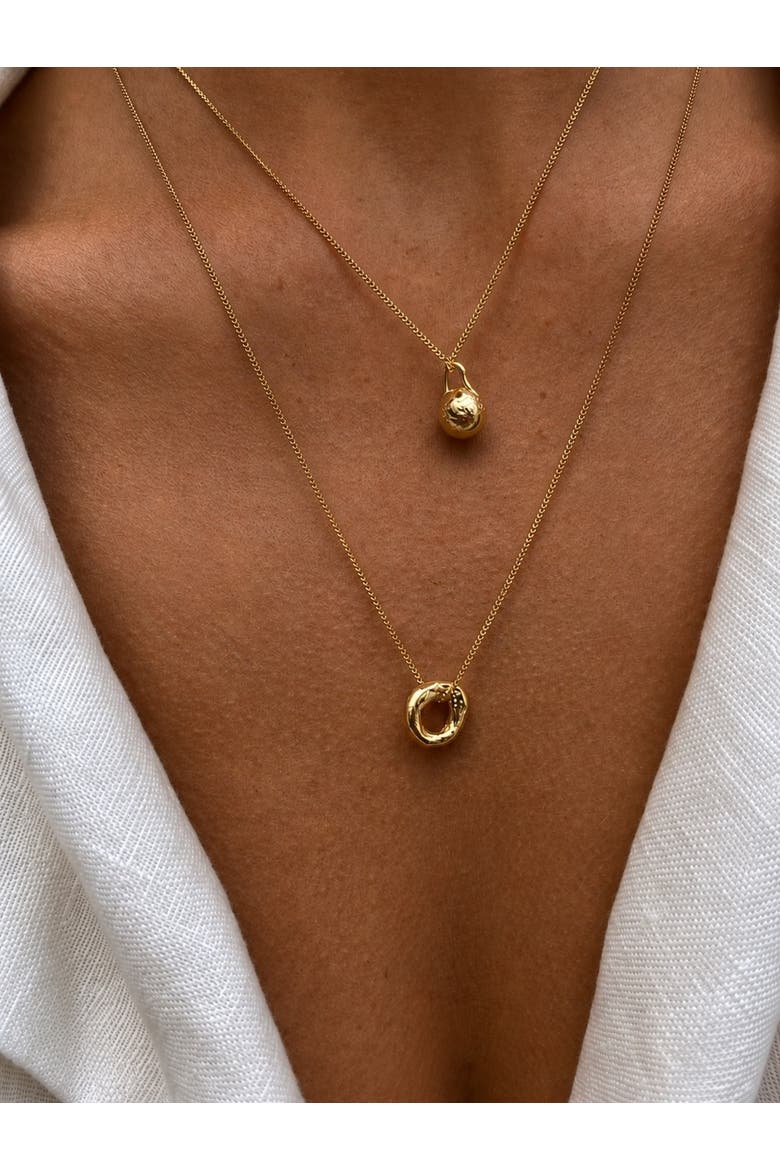 Rufus Necklace, Alternate, color, Gold Plate