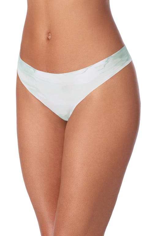 Dkny Litewear Cut Anywhere Thong In Soft Spray
