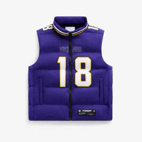 Unisex Justin Jefferson Purple Minnesota Vikings Player Puffer Vest