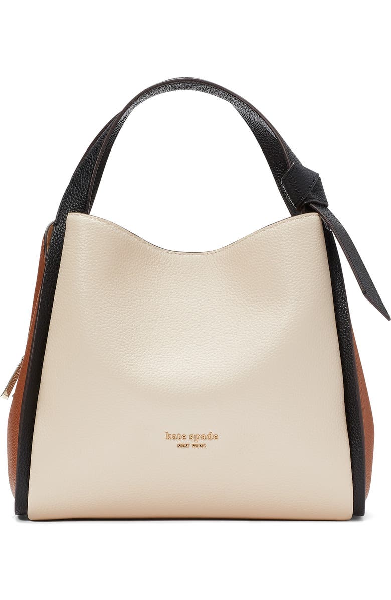 Kate Spade New York knott large colorblock leather handbag, Main, color,