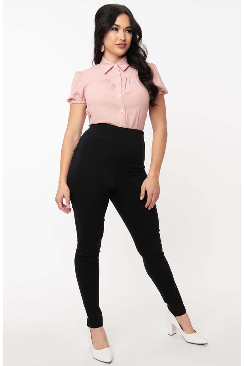 Rizzo Cigarette Pants, Main, color, Black