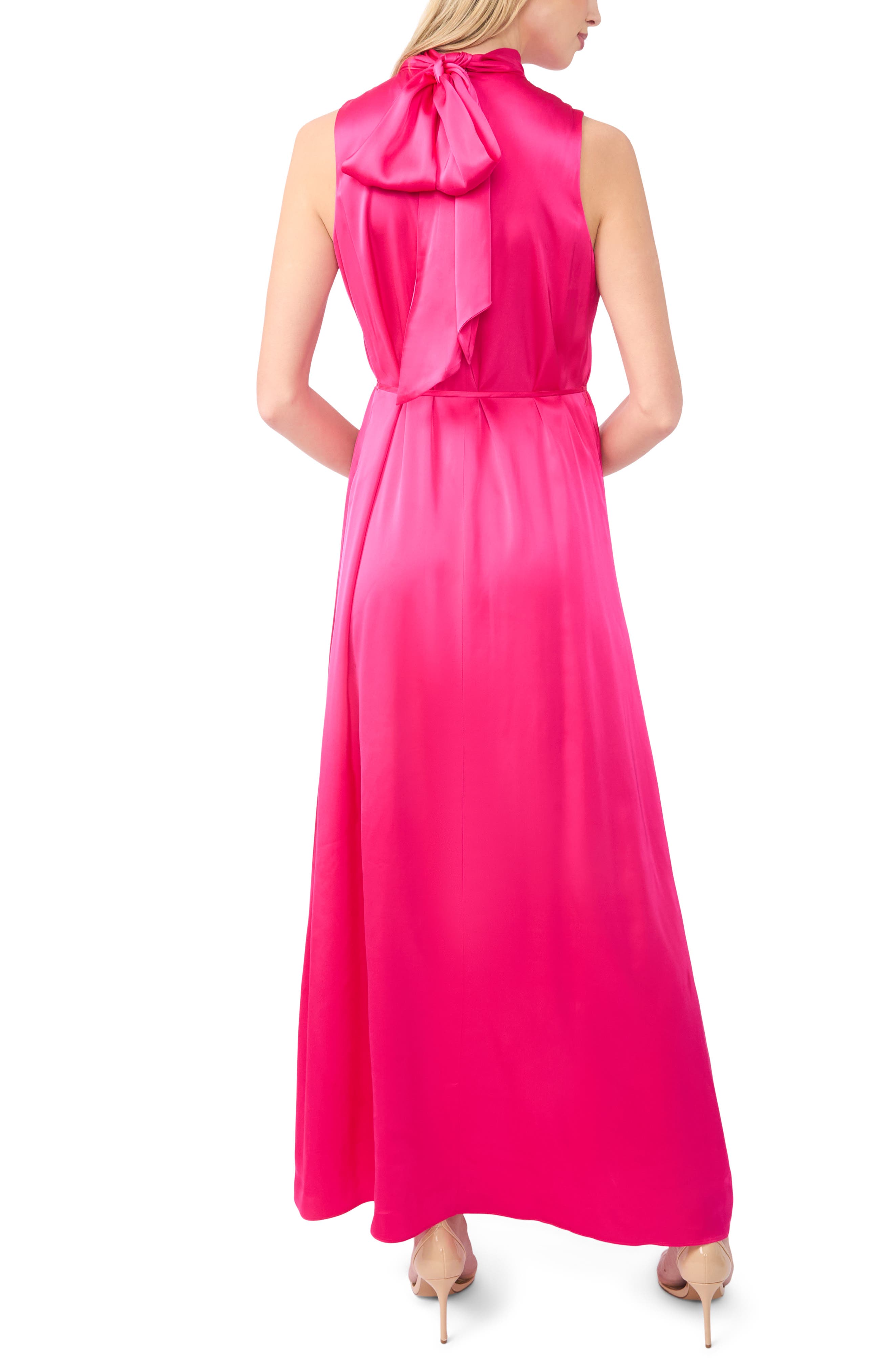 Alina Gathered Halter Neck Maxi Dress - image 2