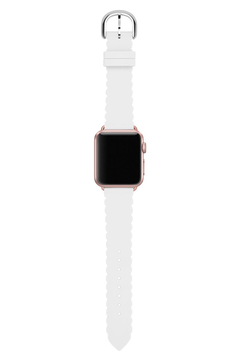 Apple Watch® strap, 42mm, Main, color, WHITE