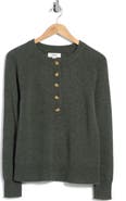 JASON WU Cashmere Raglan Henley Sweater