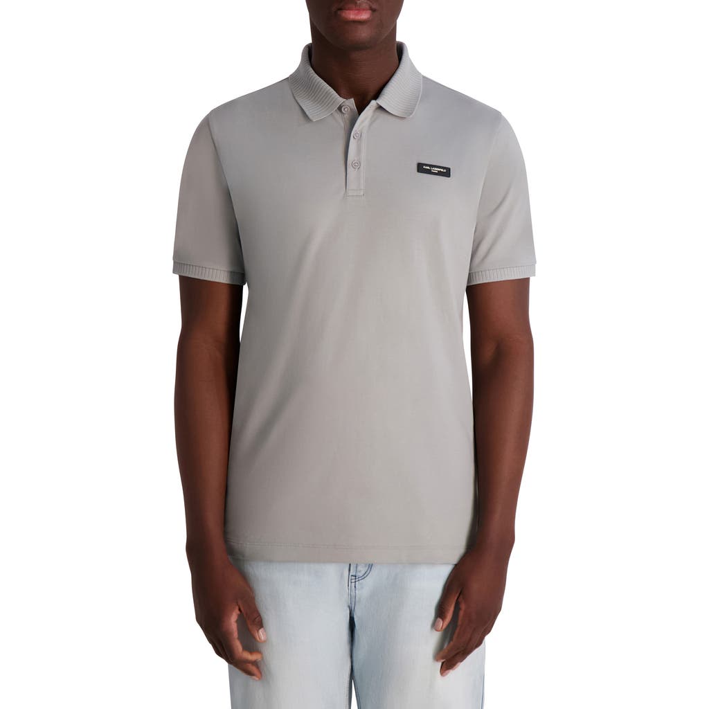 Karl Lagerfeld Paris Cotton Knit Polo