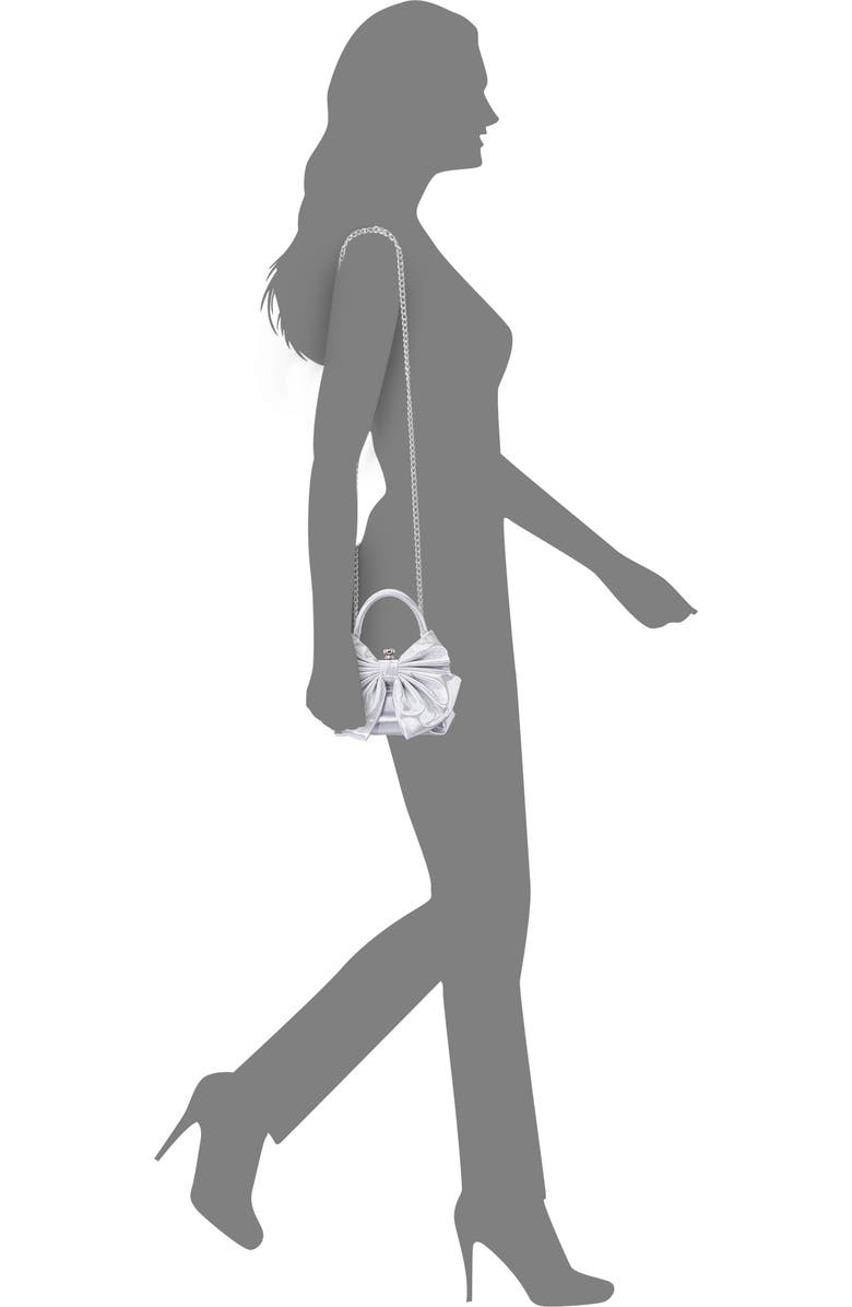 Nina Sienna Top Handle Bag, Alternate, color, Silver