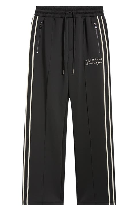 Dragon Embroidered Track Pants