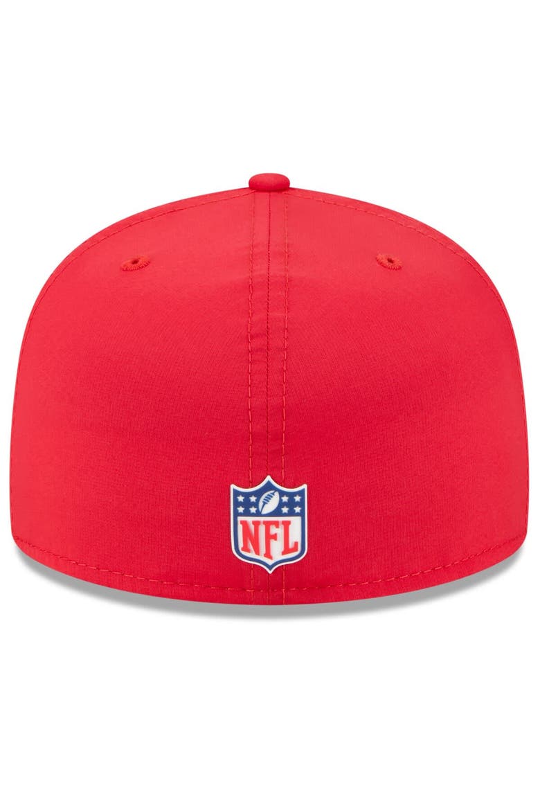 Men's New Era Red Kansas City Chiefs 2025 Sideline  59FIFTY Fitted Hat, Alternate, color, Red