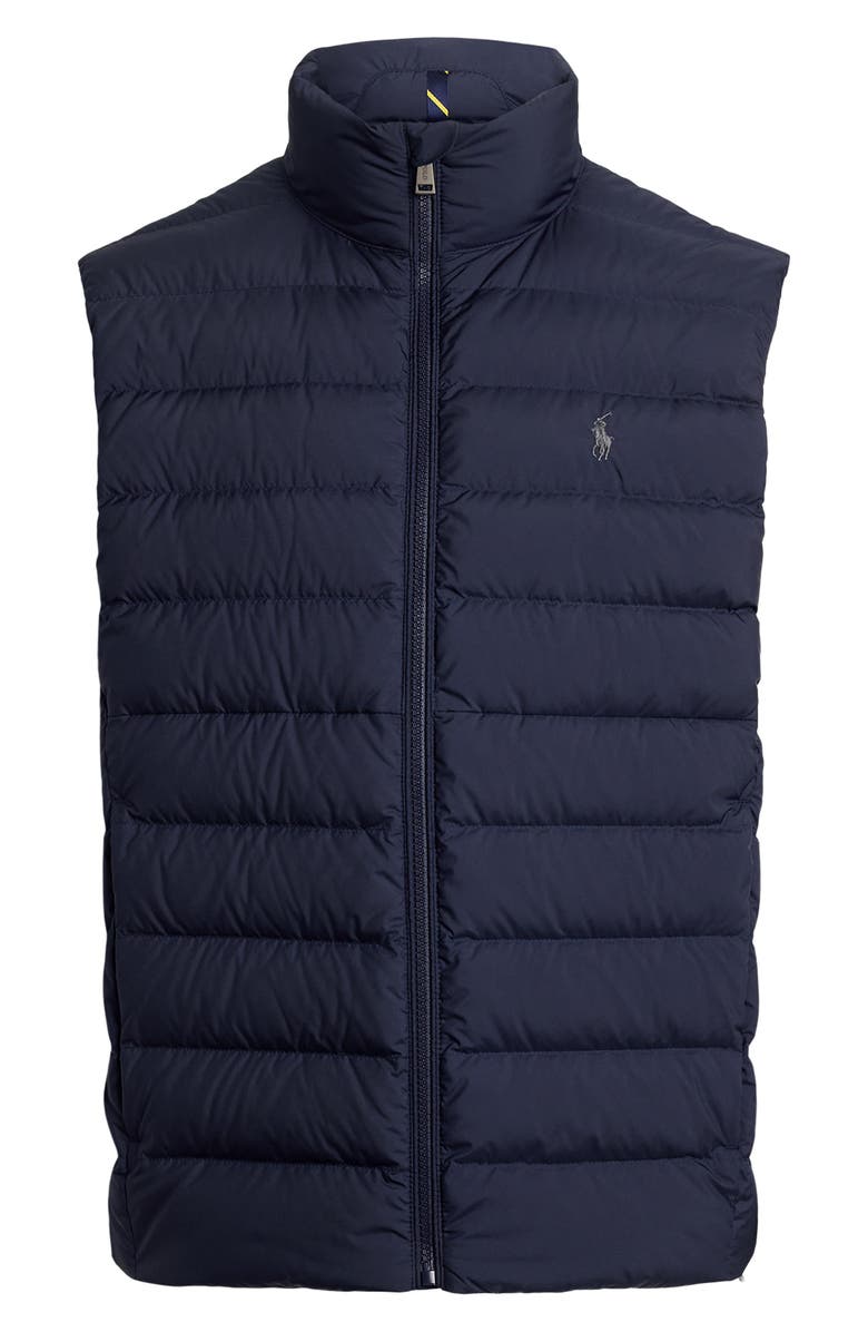 Polo Ralph Lauren The Colden Packable Matte Down Vest, Alternate, color, Collection Navy