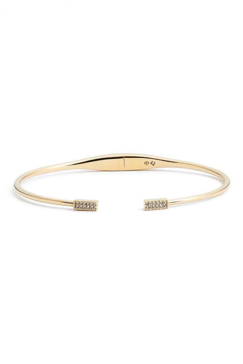 Bar Station Cuff, Main, color, GOLD/ CLEAR