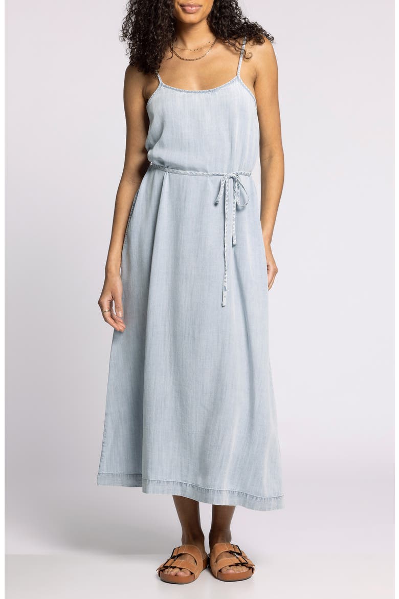 Lyra Chambray Maxi Dress, Main, color, CLAUDIA WASH