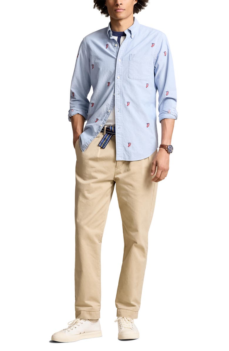 Polo Ralph Lauren Classic Oxford Button-Down Sport Shirt, Alternate, color, 