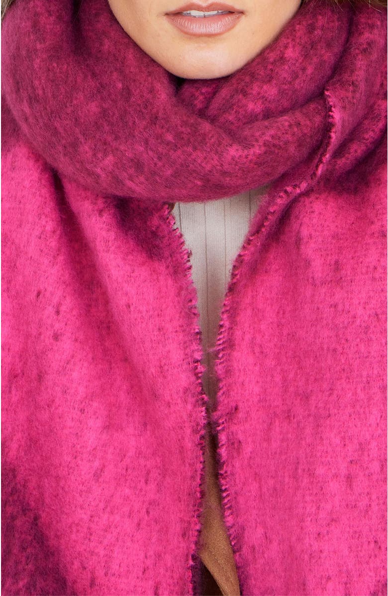 Yumi Heart Super Fluffy Scarf, Alternate, color, Multi