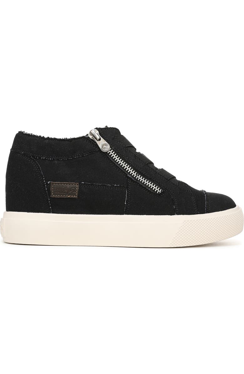 Blowfish Malibu Zayla Platform Sneaker, Alternate, color, Black Canvas