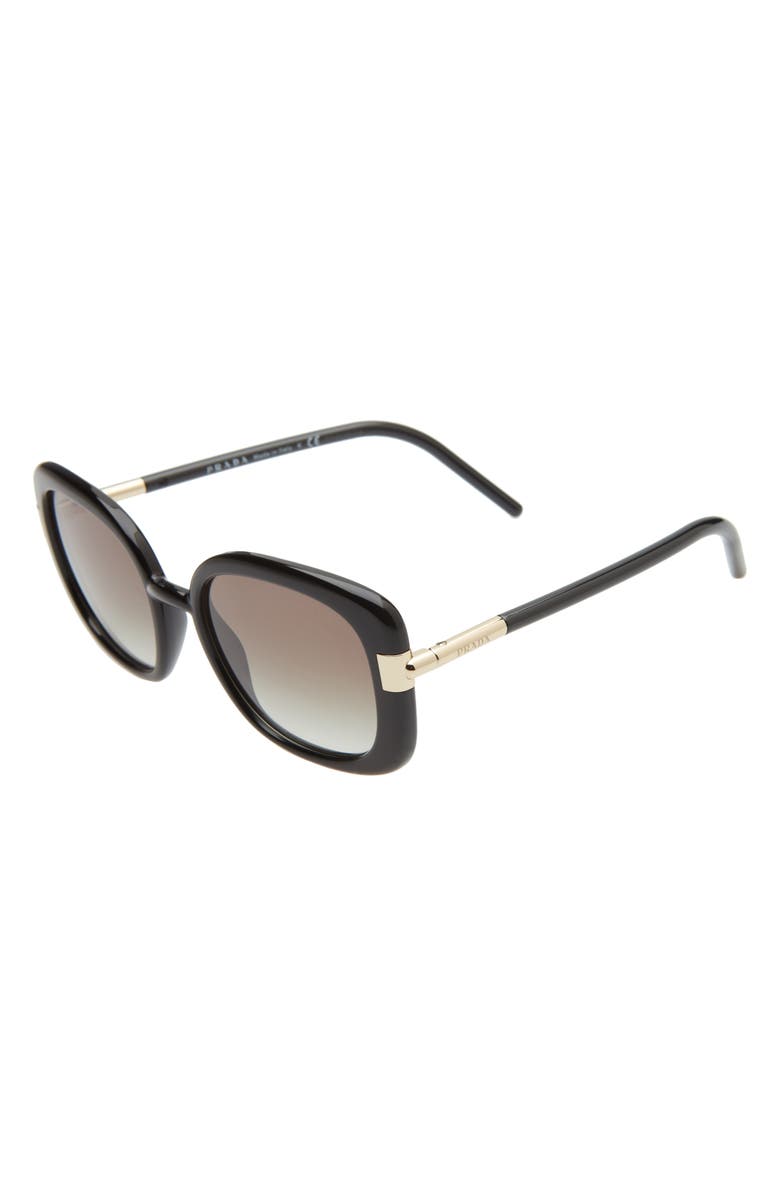 Prada Pillow 53mm Gradient Round Sunglasses, Alternate, color,