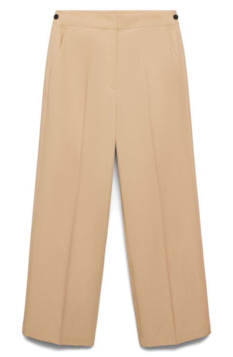 Straight Leg Crop Pants