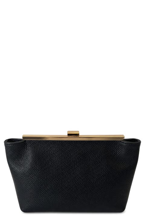 Natalia Leather Clutch